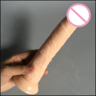 Фаллоимитатор. Реалистичный. Силикон. На присоске. 21 см. photo 3