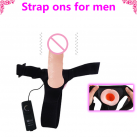 Трусики с фаллоимитатором. Вибрационный. 18,5 см. photo 2