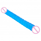 Синий Двойной Фаллоимитатор photo 4