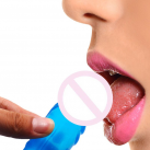 Синий Двойной Фаллоимитатор photo 2