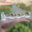 Анальная пробка стеклянная  photo 3