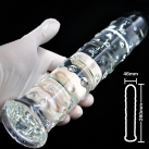 Большой стеклянный фаллоимитатор  photo 3