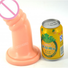 Великий фалоімітатор, 20х6.5 см, чорний/фіолетовий photo 3