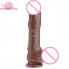 Фаллоимитатор. Реалистичный. Силикон. На присоске. 23 см. photo 2