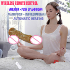 Реалістичний фалоімітатор з USB зарядкою та дистанційним пультом управління photo 2