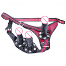 Страпон с 3 фаллосами photo 5