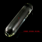 Стеклянный анальный плагин, 50 мм  photo 4