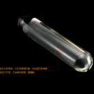 Стеклянный анальный плагин, 50 мм  photo 3