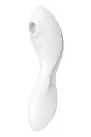 Вакуумний смарт-стимулятор із вібрацією Satisfyer Curvy Trinity 5 (White), керування зі смартфона photo 3