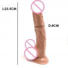 Фаллоимитатор. Реалистичный. Силикон. На присоске. photo 2