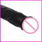 Фаллоимитатор. Реалистичный. Силикон. На присоске. Черный. photo 4