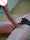 Силиконовый страпон большой дилдо photo 2