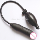 Фалоімітатор. Реалістичний. Силікон. Надувний. Чорний. photo 3