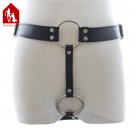 Т-образный кожаные трусики с кольцом Davidsource photo 4