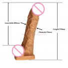 Фаллоимитатор. Реалистичный. Силикон. 37х7,8 см. photo 3