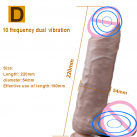 Вибрационный дилдо с 10 скоростями photo 6