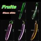 Стеклянный фаллоимитатор Фрукты photo 2