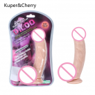 Реалістичний фалоімітатор на присосці 210*45 мм photo 1