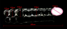 Стеклянный дилдо 30х4,3 см photo 4