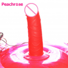 Реалістичний надувний фалоімітатор з вібрацією Peachrose photo 3