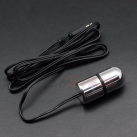 Алюминиевое виброяйцо с электростимуляцией, 60*25 мм  photo 1