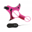 Фаллоимитатор на ремне. Силикон. С вибрацией. photo 5