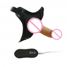 Фаллоимитатор на ремне. Силикон. С вибрацией. photo 6