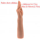 Фаллоимитатор PALMARM из силикона, водонепроницаемый photo 2