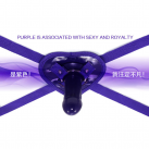 Страпон, фиолетовый мягкий силиконовый фаллоимитатор photo 6