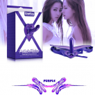 Страпон, фиолетовый мягкий силиконовый фаллоимитатор photo 4