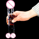 Стеклянный фаллоимитатор 235*50 мм  photo 1