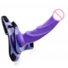 Фаллоимитатор на ремешке с вибрацией, 170*35 мм  photo 3