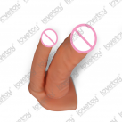 Двойной страпон Lovetoy Hollow photo 4