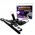 Страпон BAILE с надувным фаллосом и помпой photo 1