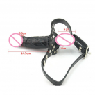 Страпон с клепаным ремнем  photo 1