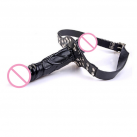 Страпон с клепаным ремнем  photo 4