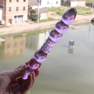 Стеклянный фаллоимитатор двойной photo 1