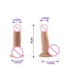 Реалістичний фалоімітатор з м'якої кібер шкіри з вібрацією photo 5