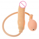 Надувний фалоімітатор Butt Plug, колір тілесний photo 2