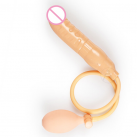 Надувний фалоімітатор Butt Plug, колір тілесний photo 6