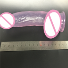 Черный/коричневый/розовый/фиолетовый фалоимитаторы photo 5