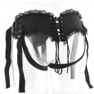 Ремень для страпона с черным кружевом photo 3