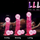 Фаллоимитатор. Реалистичный. Силикон. На присоске. 20,5 см. photo 6