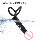 Анальный Фаллоимитатор с кольцами на пенис photo 1