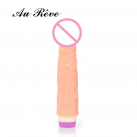 Реалистичный фаллоимитатор с вибрацией AuReve  photo 3