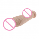 Реалистичный фаллоимитатор силиконовый с вибрацией Duang 12.8 inch  photo 4