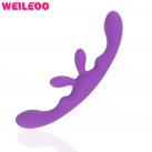 Двусторонний фаллоимитатор из силикона photo 2