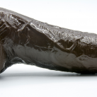 Фалоімітатор кавового кольору, 21 см * 5 см photo 5