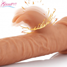 Фаллоимитатор. Реалистичный. Силикон. На присоске. 8 режимов вибрации. USB. photo 3