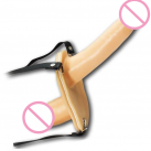 Двойной страпон C3-2-21 на ремешках photo 2